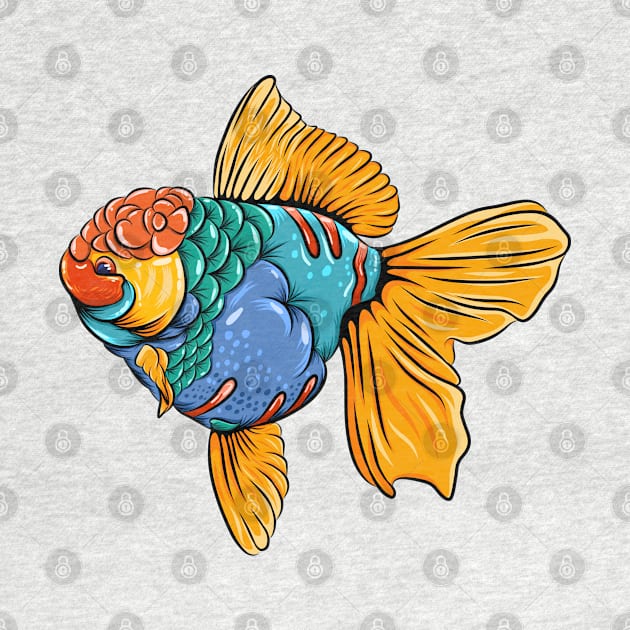 koi fish colorful by Mako Design 